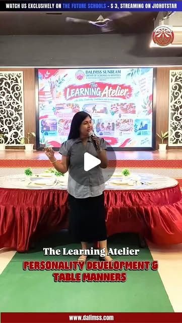 Personality development and table manners, Rohania