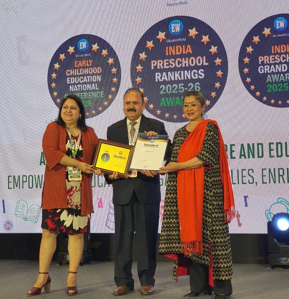 Toddlers N Kids, a Pre- School of DALIMSS SUNBEAM GLOBAL SCHOOL, Ramkatora was awarded with No.1 School in varanasi in India Pre School Grand Jury Awards-2025-26 by Education World at Chancery Pavelion, Bangaluru.